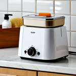 Compact Wax Heater Setup**

"A small, compact wax heater on a clean bathroom counter, surrounded by essential items like wax beads in a container, spatulas, and pre/post-wax treatment lotions. The scene is well-lit and organized, showcasing the heater's user-friendly design. Focus on the heater's temperature control dial and safety features. fully clothed, safe for work, appropriate content, modest presentation, professional product photography, perfect anatomy, natural proportions, high quality."

**